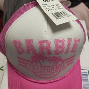 Barbie Pink and White California Cap
